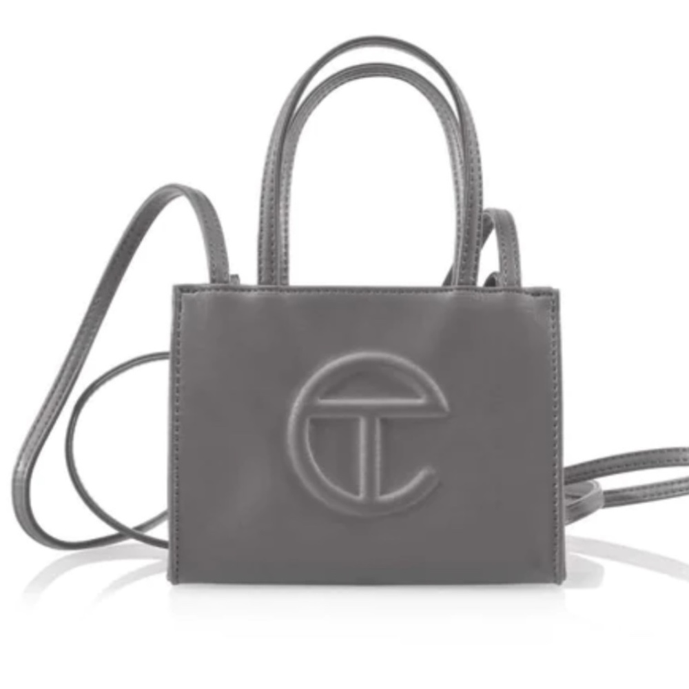 Telfar Small Grey Shopping Bag
